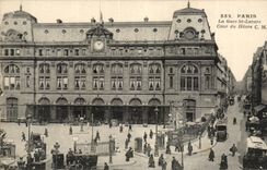 Paris - 8 - Train station Saint Lazare - Court of Le Havre CPA