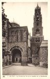 Puy - the Porch of For and the bell-tower of the Cathedral - CPA