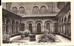 Puy - the Byzantine Romance Cloister of the Cathedral - CPA