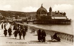 Nice - the Walk of the English and the Palate of the Pier - CPA