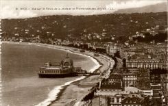 Nice - the Walk of the English the Walk of the English and the Palate of the Pier - CPA