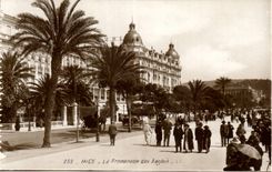 Nice - the Walk of the English - CPA