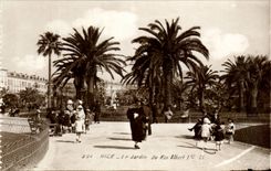 Nice - the Garden of the King Albert I - CPA
