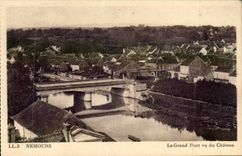 Nice - the Large Bridge seen of the Castle - CPA
