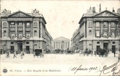 Paris - 8 - Royal Street and the Madeleine - CPA