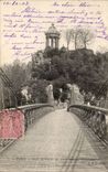 Paris - 19 - Chaumont Hillocks - Suspended bridge - CPA
