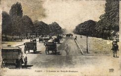 Paris - 16 - L'Avenue du Bois de Boulogne - CPA 