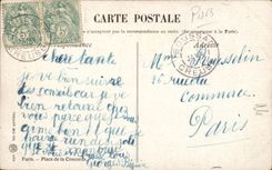 Paris - 8 - Place of the Harmony - St Raphael Quinquina - CPA