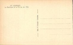 Lourdes - Basilica - the Peak of Jer - CPA