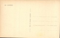 Lourdes - To remember With the Blessed Cave I have request for you CPA