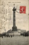 Paris - 11 - Place of the Bastille - CPA