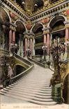 Paris - 9 - L'Opera - Le Grand Escalier CPA 