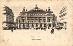Paris - 9 - L'Opera CPA 