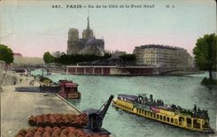 Paris - 1 - Le Pont Neuf - Ile de la Cite - CPA 