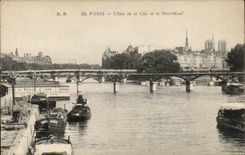 Paris - 1 - L'Isle de la CIte et le Pont Neuf - CPA 