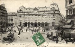 Paris - 8 - Station Saint Lazare - CPA