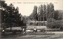 Paris - 14 - Park of Montsouris - Edges of the Lake - CPA