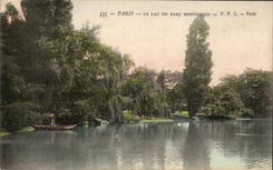 Paris - 14 - Park of Montsouris - the Lake - CPA