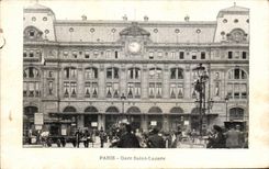 Paris - 8 - Station Saint Lazare - CPA