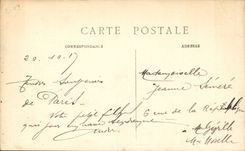 Paris - 8 - Station Saint Lazare - Court of Le Havre CPA