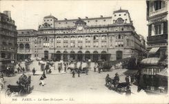 Paris - 8 - Station Saint Lazare - CPA