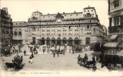 Paris - 8 - Station Saint Lazare - CPA