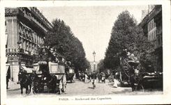 Paris - 2 - Boulevard of the Nasturtiums - CPA
