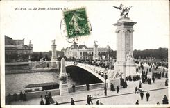 Paris - 7 - Bridge Alexandre III - CPA