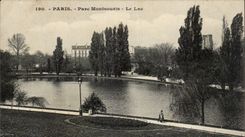Paris - 14 - Montsouris Park - the Lake - CPA