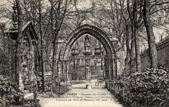 Paris - 5 - Public garden of Cluny - CPA