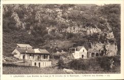 Lourdes - Caves of the Wolf - Entrance Caves CPA