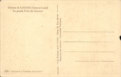 Loaches - the Castle - the Large Gate of enclosure CPA