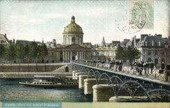 Paris - Pont des Arts et L'Institut - CPA 