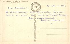 Paris - La Sainte Chapelle - Chapelle basse - CPA 