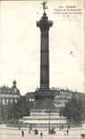 Paris - 11 - Place of the Bastille and Column of July - CPA