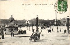 Paris - 8 - Place of the Harmony - horse - horse - CPA