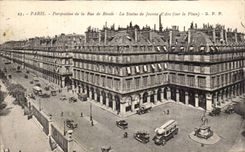Paris - 1 - Perspective de la Rue de Rivoli - La Statue de Jeanne d'Arc - joan of ark - CPA 