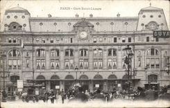Paris - 8 - Station Saint Lazare - CPA