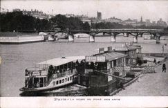 Paris - 1 - La Seine au Pont des Arts CPA 