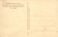 Loaches - View on the City - the Tower St Antoine - the Castle Royal - CPA