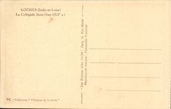 Loaches - the Castle - Collegial Saint the Bear - CPA