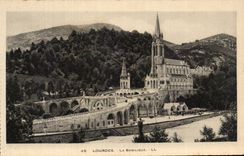 Lourdes - Basilica CPA