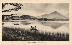 Lourdes - the Lake - boat - boat CPA