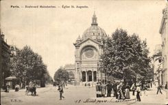 Paris - 8 - Church Saint Augustin - CPA