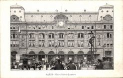 Paris - 8 - Station Saint Lazare - CPA