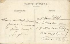 Paris CPA a corner of the Champs Elysees