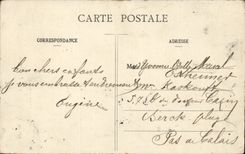 Paris CPA the garden of Luxembourg Fountain medicis