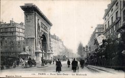 Paris CPA carries Saint Denis the boulevards