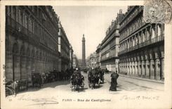 Paris CPA Street of CAstiglione
