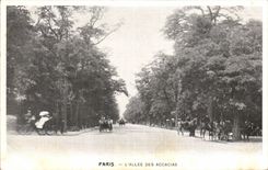 Paris CPA Allee des Acacias